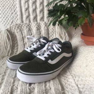 Vans Old Skool Olive Green Sz 6.5